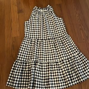 Adorable like new navy and white checked dress.  Size M